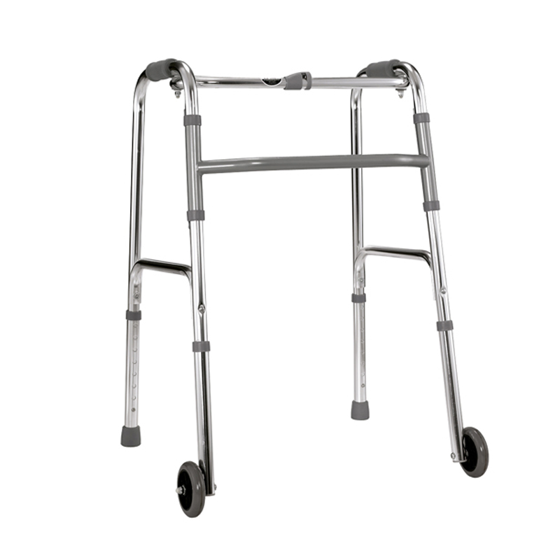 Steel Frame Mobility Folding Adjustment Height Walker