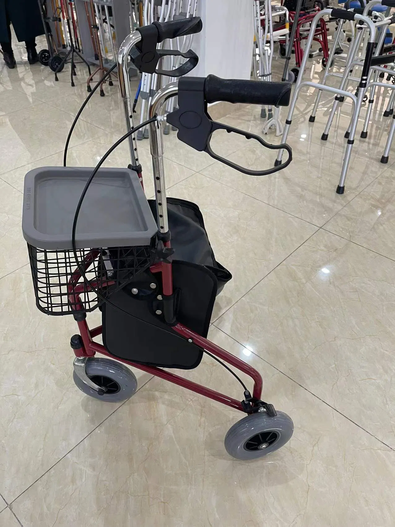 Price Walking Aids Rollator Walker with Seat for The Elderly