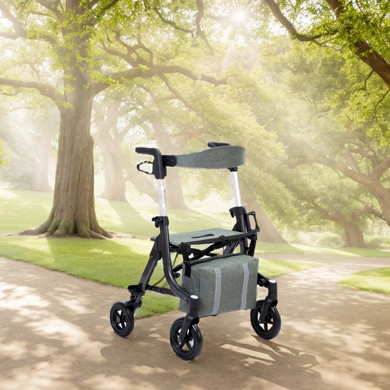 Durable Aluminum Rollator Walker for Seniors, Easy to Use