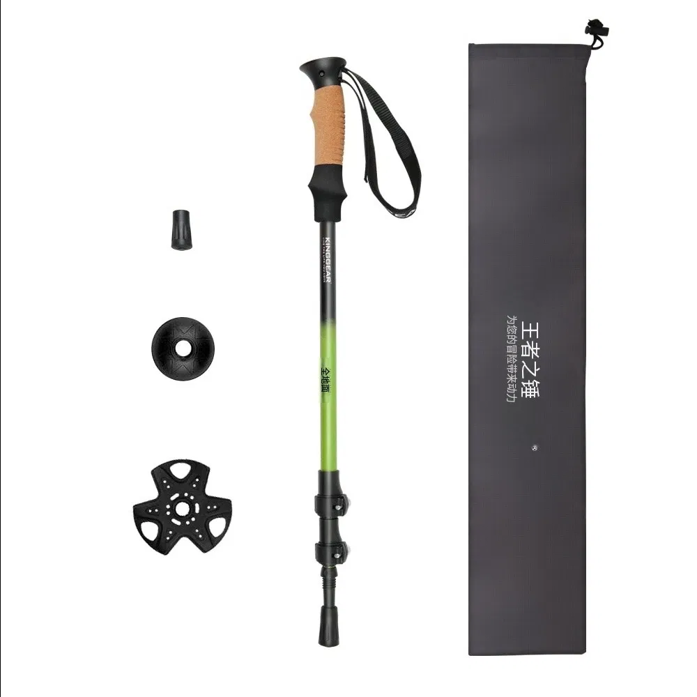 Outdoor Telescopic Walking Sticks Ultralight Folding Aluminium 7075 Nordic Hiking Trekking Pole