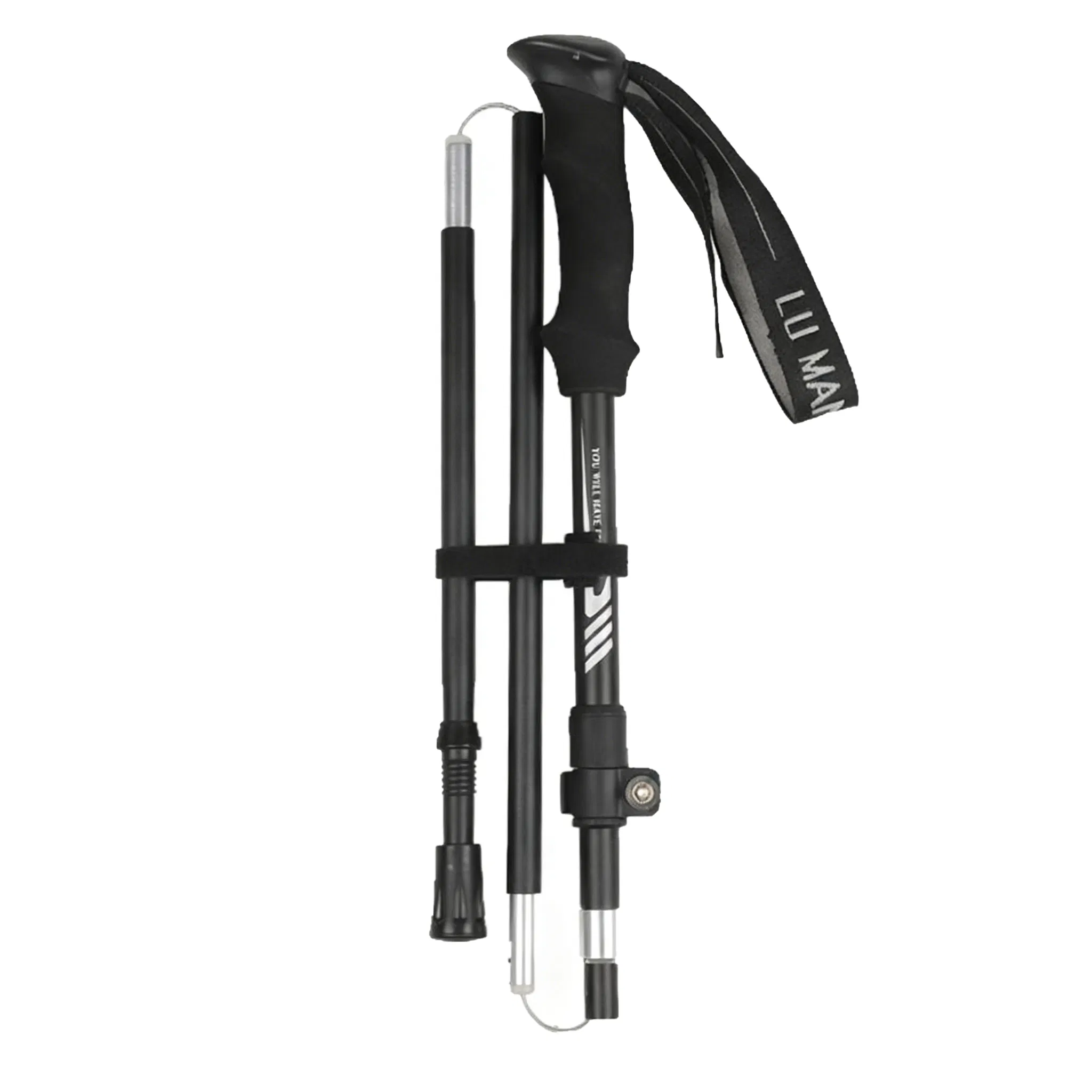 Aluminum Alloy Trekking Poles External Quick Lock Trekking Poles Hiking Collapsible Stick Nordic Walking Stick