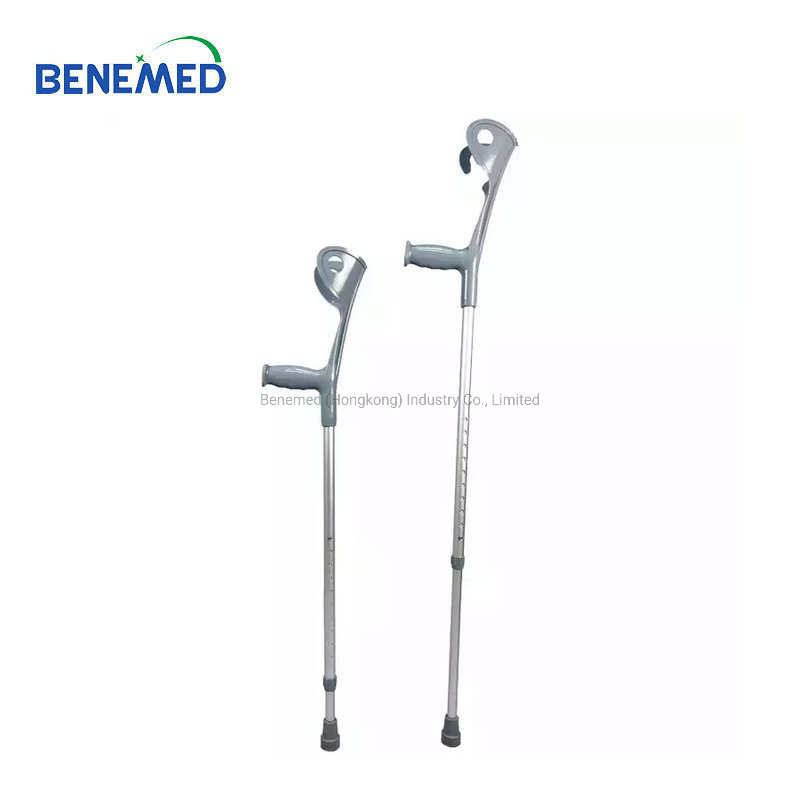 Medically Adjustable Aluminum Forearm Walking Elbow Crutches