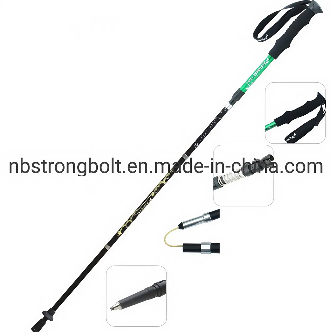Outdoor Hiking Sticks Folding Trekking Poles