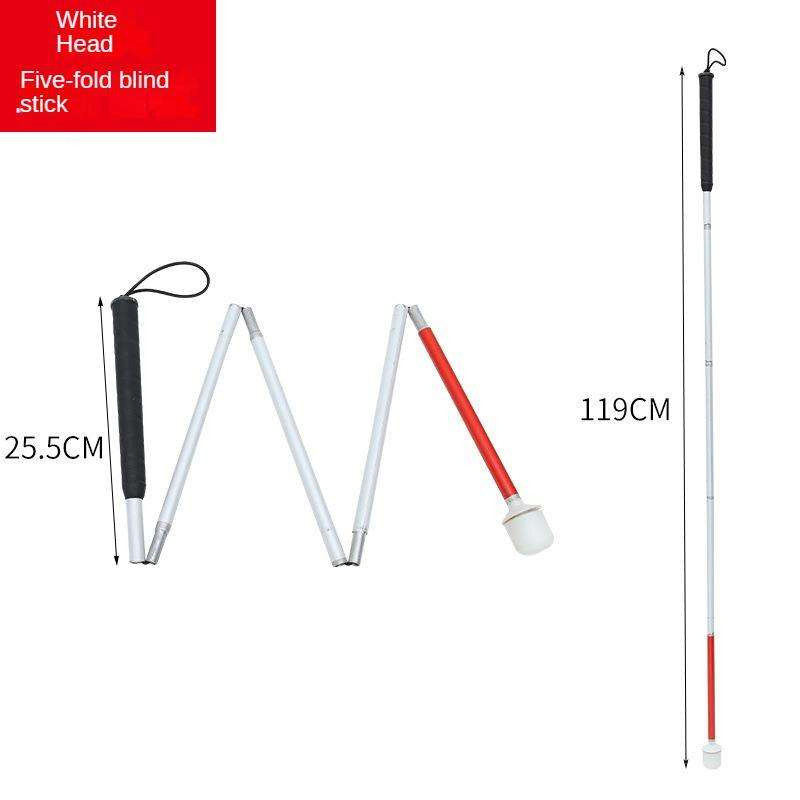 Folding Walking Axillary Crutches Price Blind Cane Sticks Blind Walking Stick Cane for The Blind Retractable Blind Canes