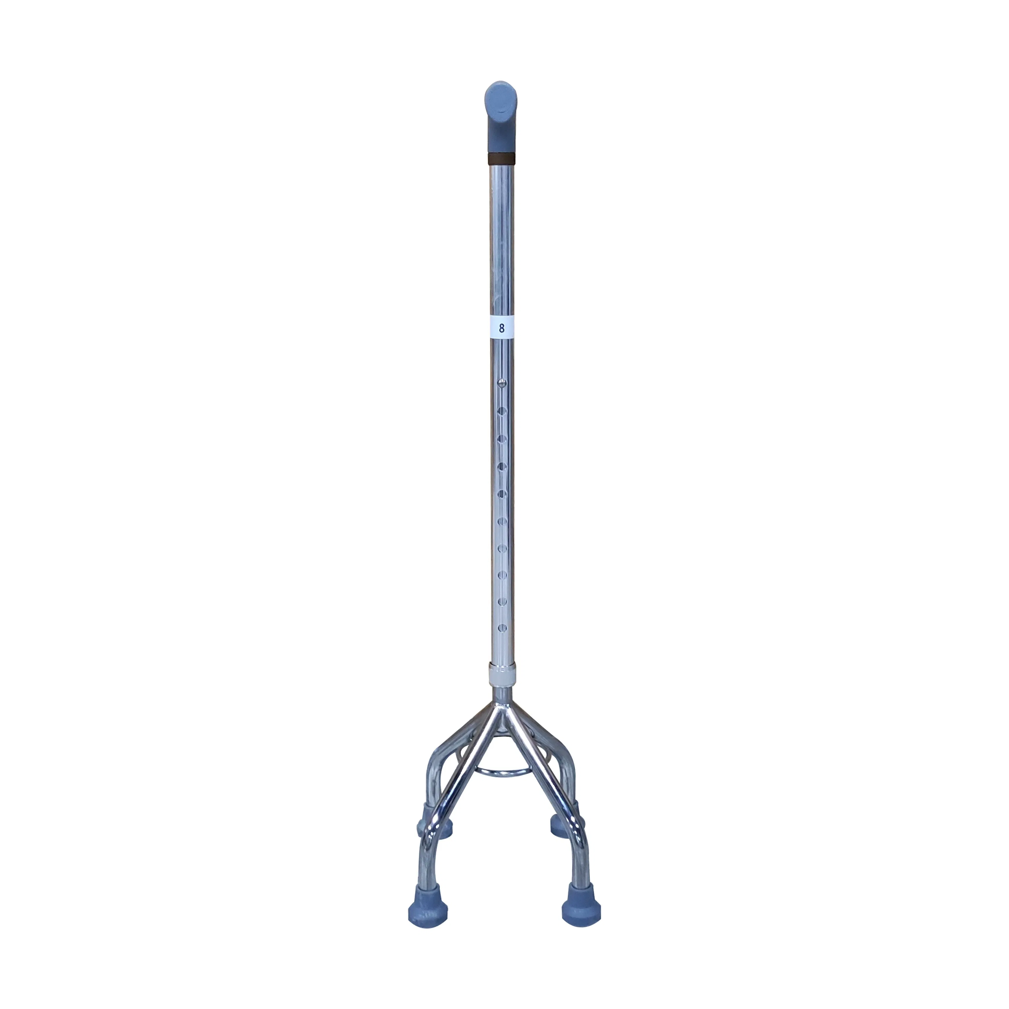 Folding Four Leg Adjustable Walking Stick Walking Cane with Cane Tips, Elder Forearm Crutches for Home Use