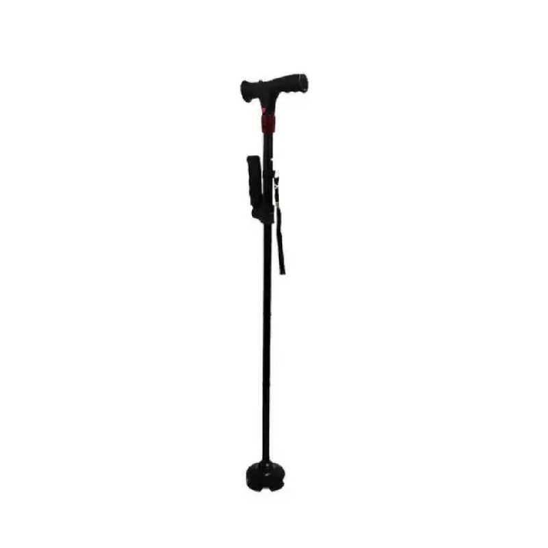 Lightweight 5 Sections Collapsible Foldable Aluminum Medical Walking Stick Walker Crutch