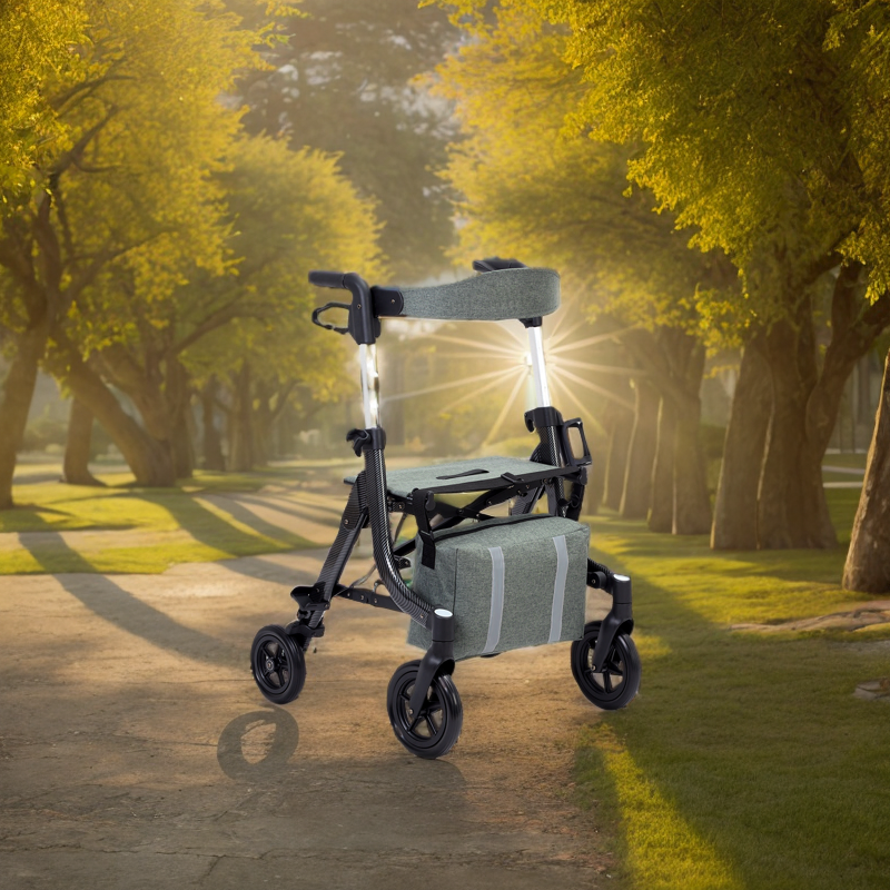 Durable Aluminum Rollator Walker for Seniors, Easy to Use