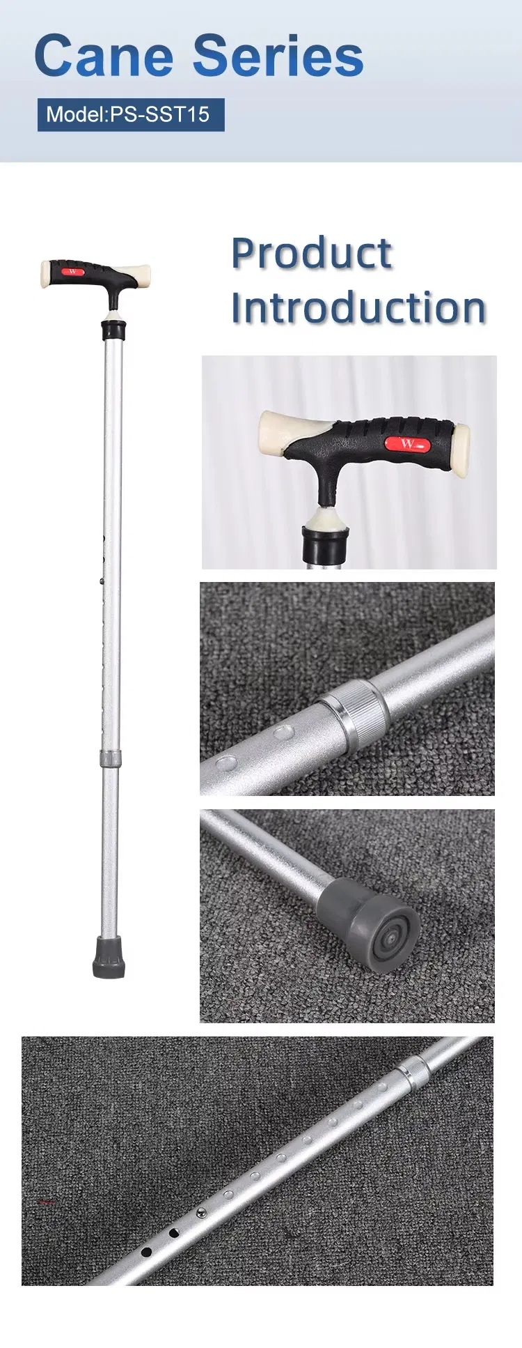 Collapsible walking stick structure