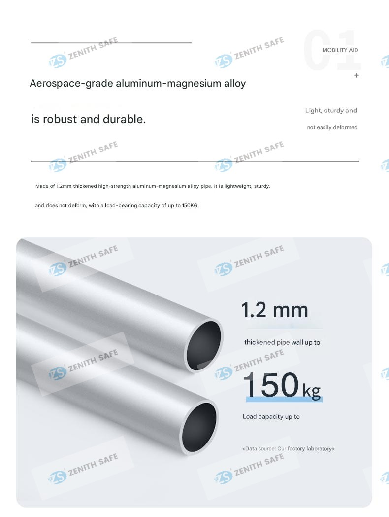 Folding Medical Adjustable Light Weight Mobility Adult Elderly Walking Wheel Walker for Disabled People