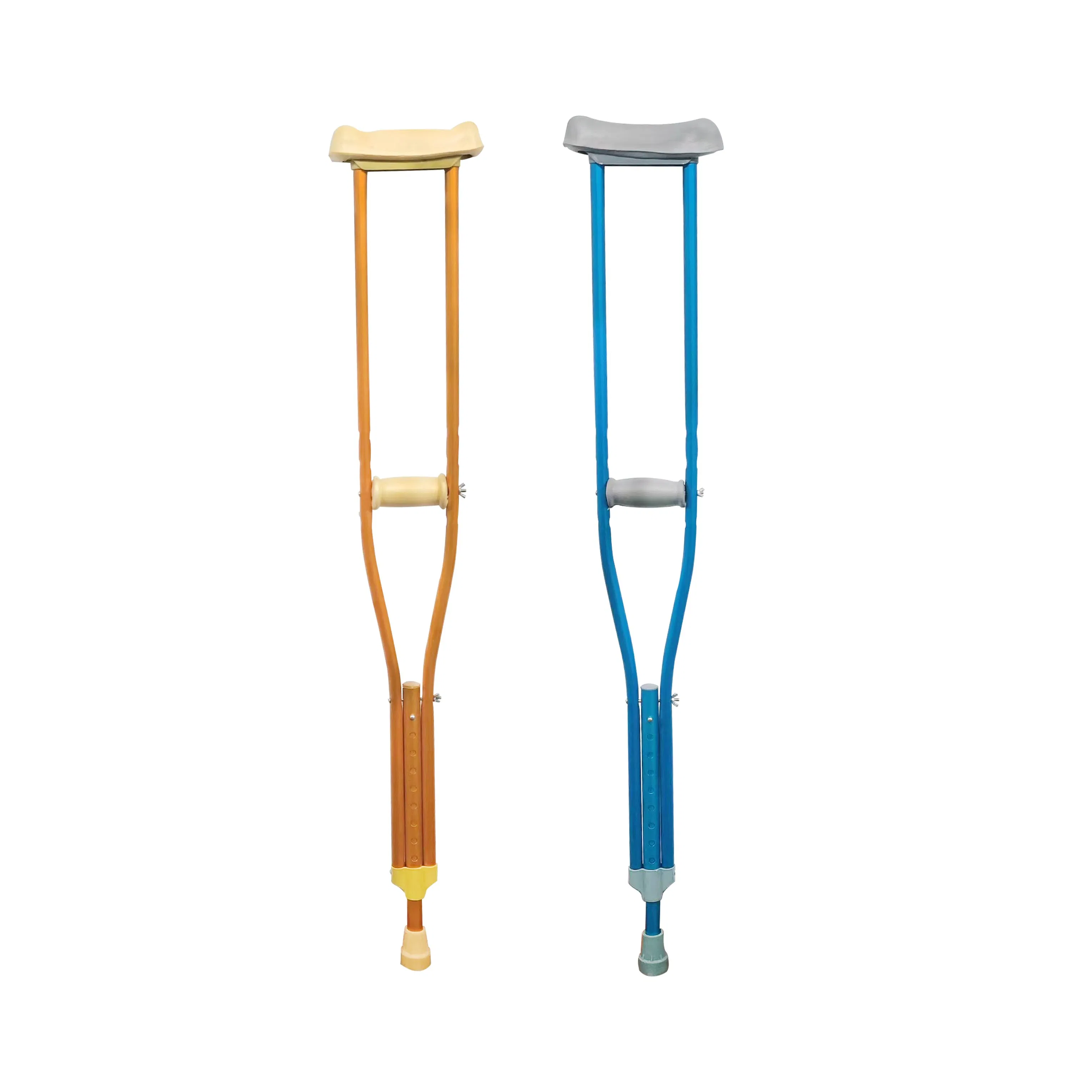 Rehabilitation Therapy Supplies Aluminum Adjustable Alloy Crutches Medical Portable Elbow Underarm Cruth