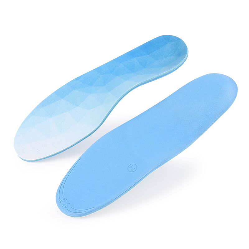 Wholesale Orthotic Flat Foot Corrective Arch Support Unisex Sports Shock Absorption Breathable Tailoring Orthopedic Insoles
