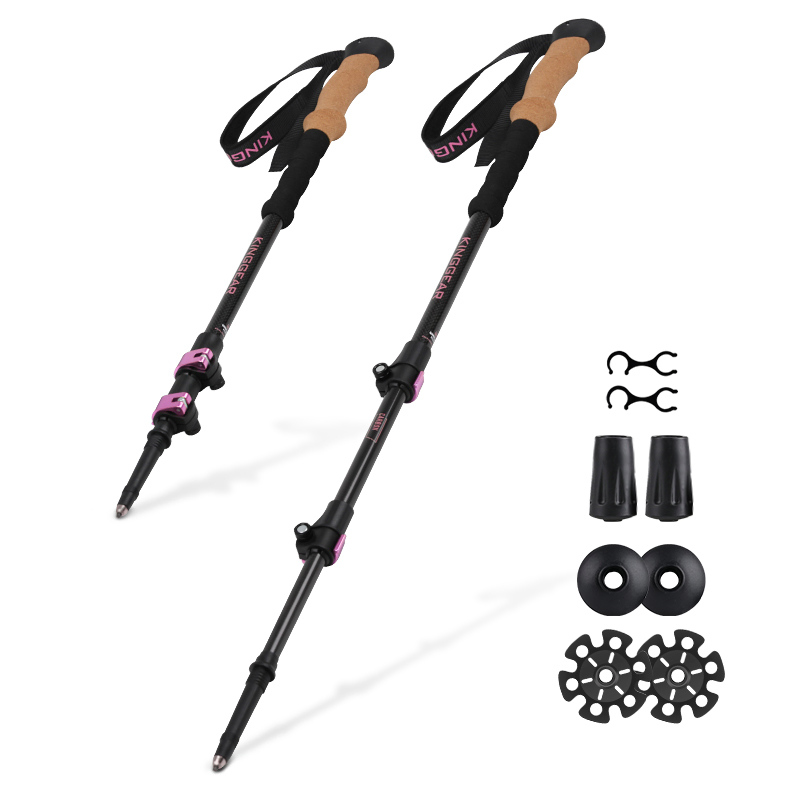 Carbon Fiber Trekking Poles Lightweight Hiking Poles