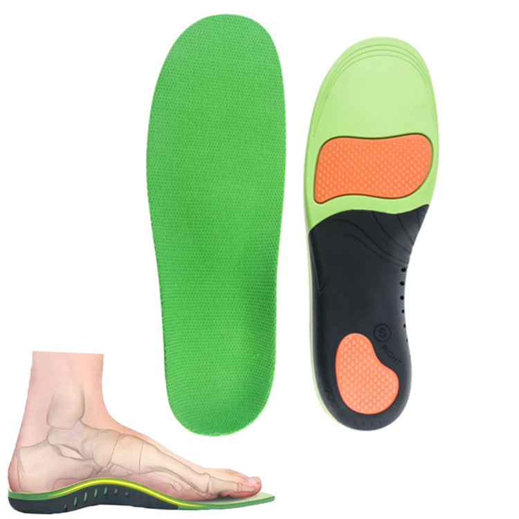Foot Support Shoe Insole Heel Insert Pad Custom PU Arch Support Sports &amp; Insoles Orthotics Insole Supports