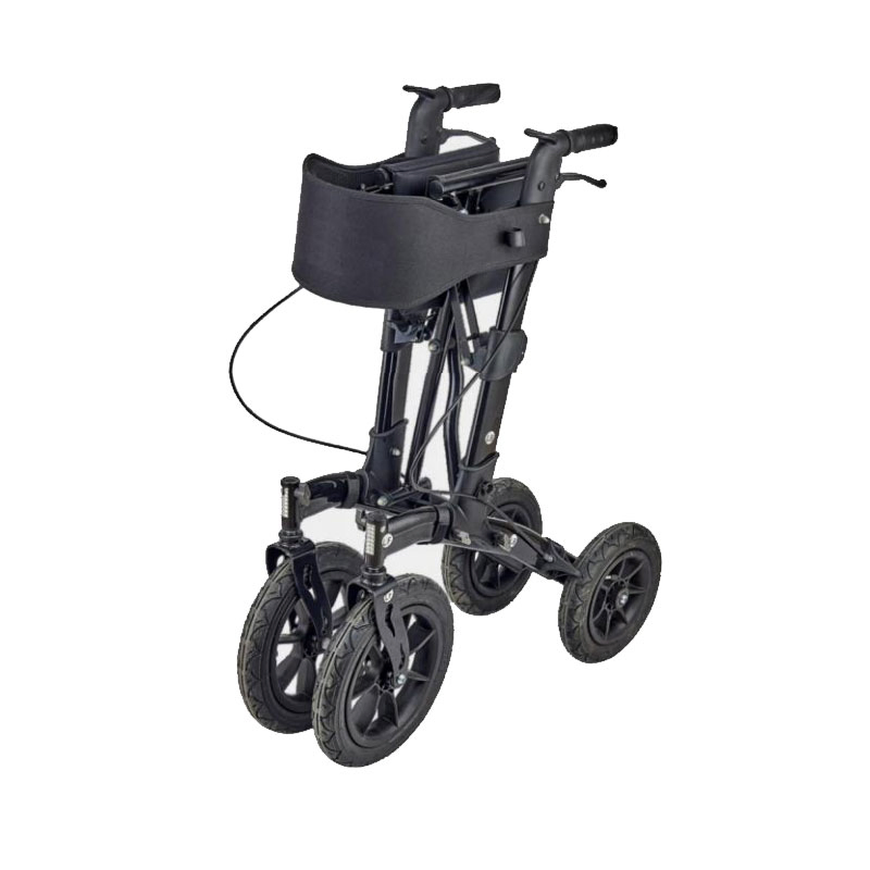 Adjust Handle Height Senior Outdoor Rollator Heavy Duty Walking Aid Cart