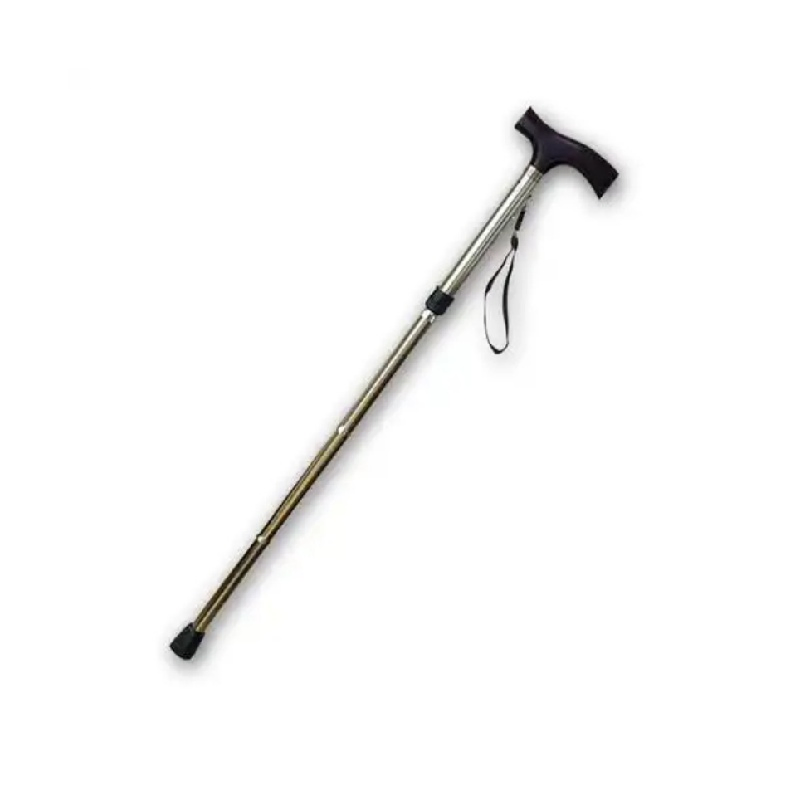 Lightweight 5 Sections Collapsible Foldable Aluminum Medical Walking Stick Walker Crutch