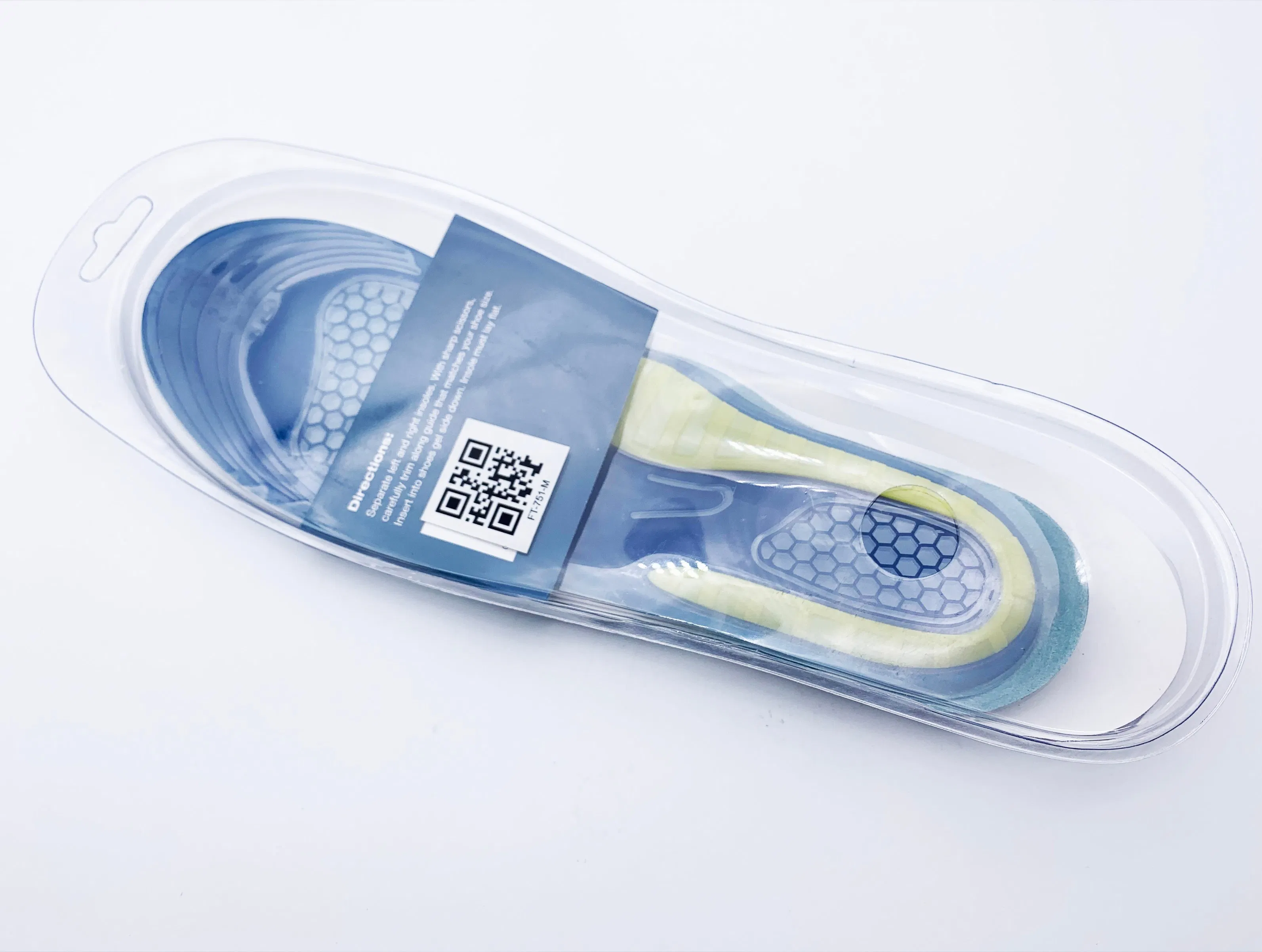 Foot Care Dual Gel Insoles Premium Comfort Absorption Shock
