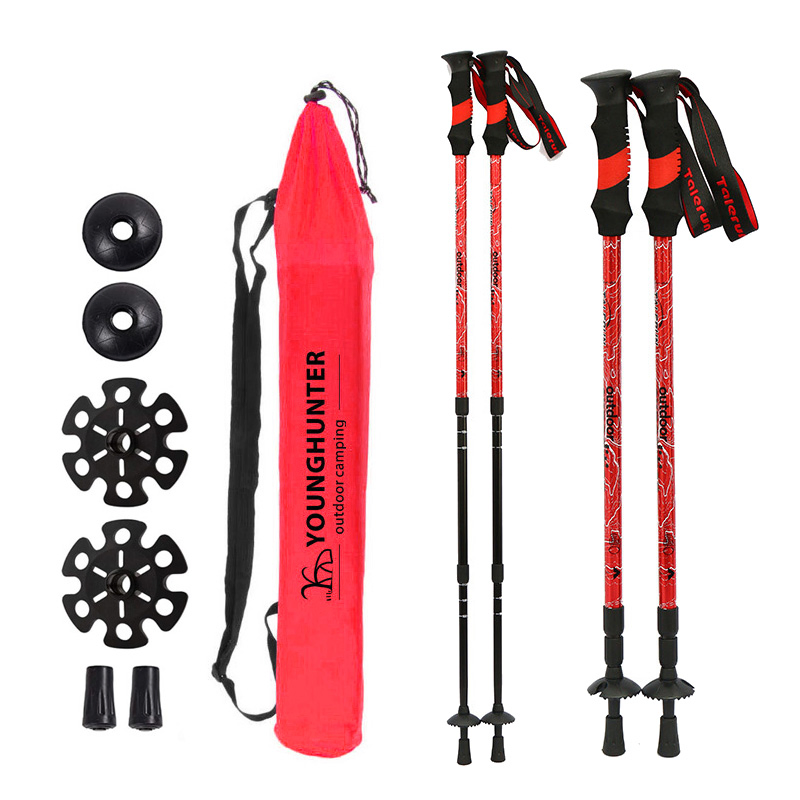 Wholesale Stick Walking Special Hiking Sticks Nordic Walking Pole Outdoor Stick Aluminum Walking Poles
