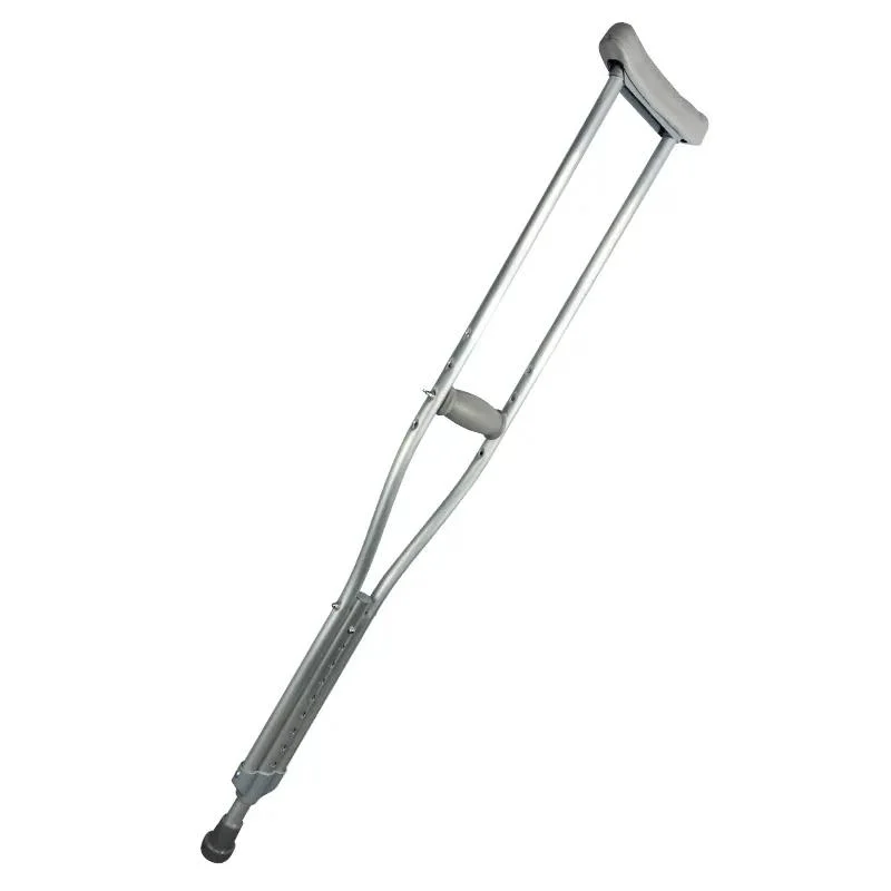 Medical Comfortable Adjustable Underarm Crutches Axillary Crutches Walking Stick Portable Armpit Crutches