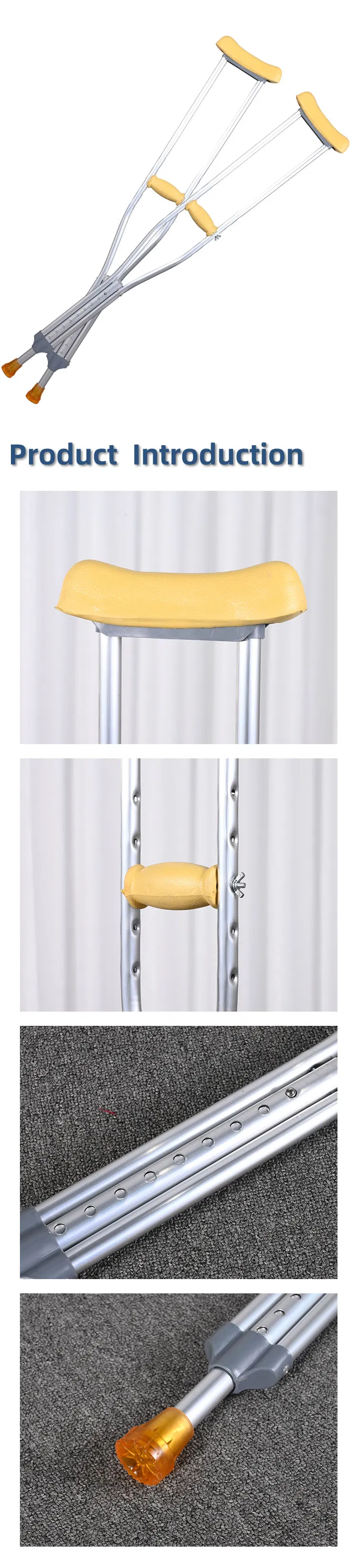 Medical Adjustable Underarm Crutch Detail 6