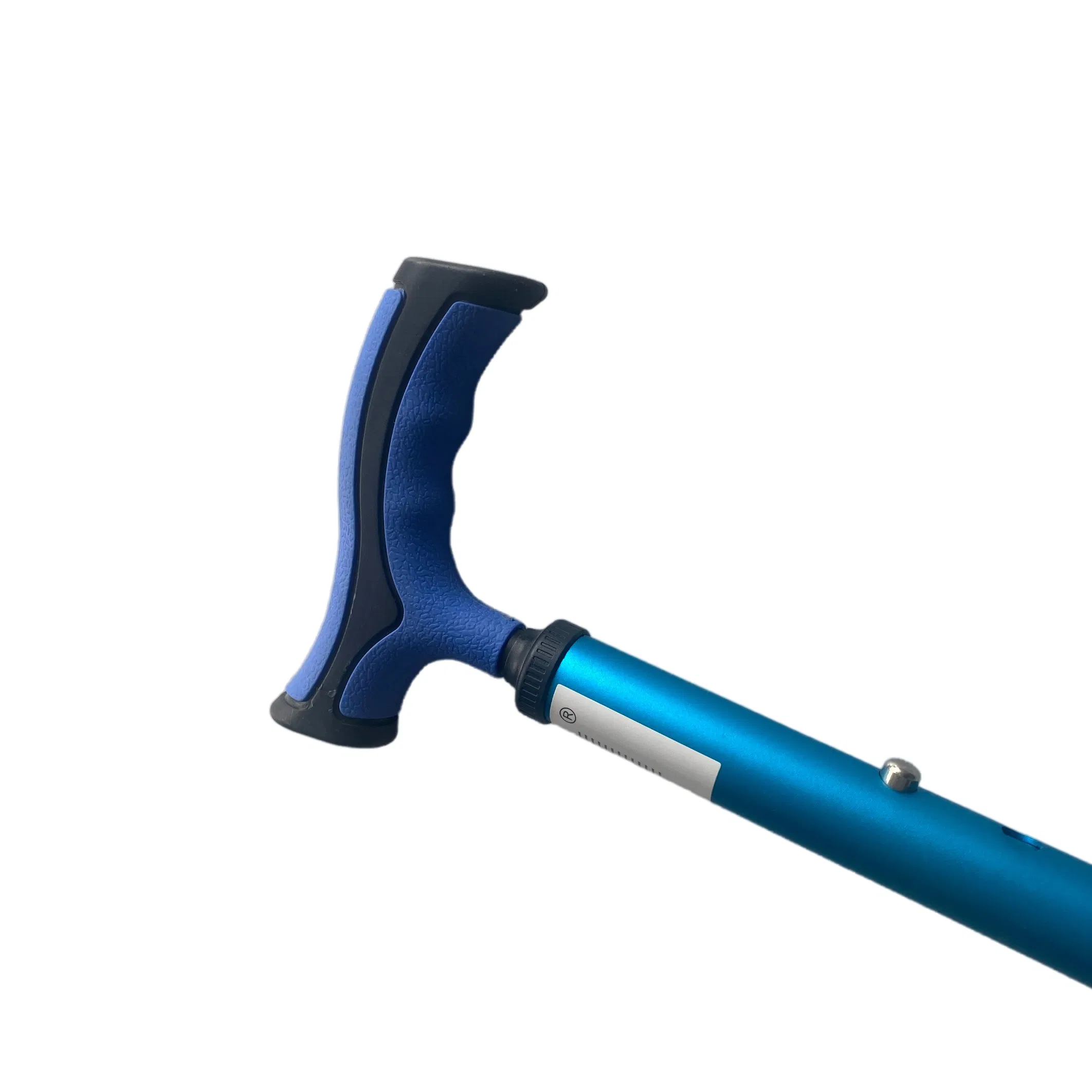 Lightweight Aluminum Alloy Foldable Crutch for Height Adjustment