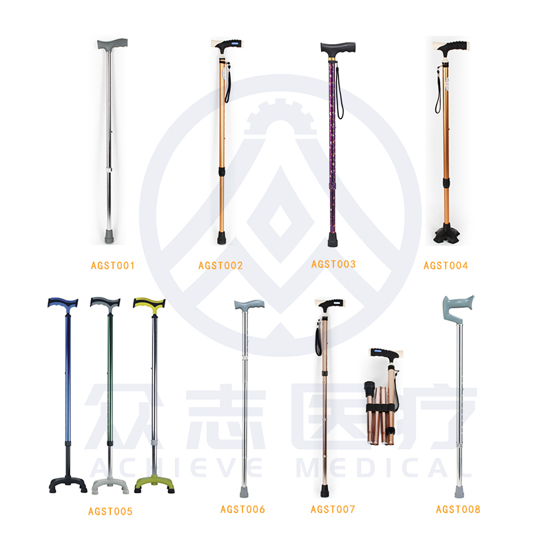 Custom Height Adjustable Walking Health Recover Forearm Crutchesmedical Aluminium for Elbow Crutch