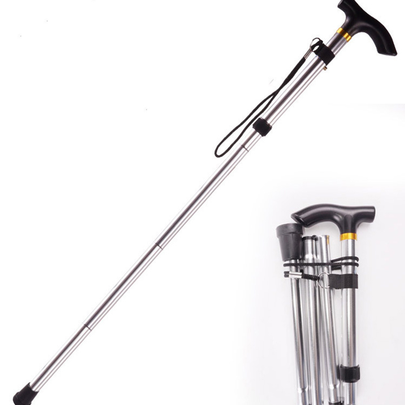 Foldable Ultralight Adjustable Aluminium Alloy Stick Twist Lock Hiking Trekking Pole