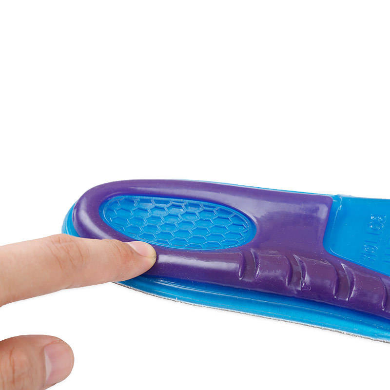 Sports Silicone Gel Shock Absorption Shoe Insert Comfort Gel Motion Insole