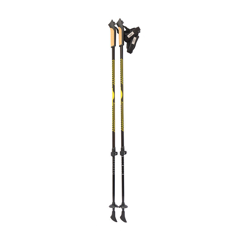 Outdoor Walking Exercise Adjustable Telescopic 2 Pack Nordic Walking Trekking Poles