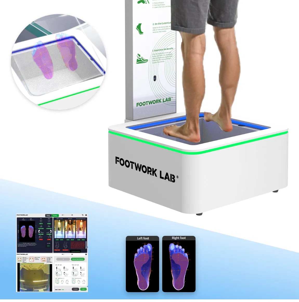 Foot Scanner Insole Custom Orthotics Scanner for Sports Medicine Clinic