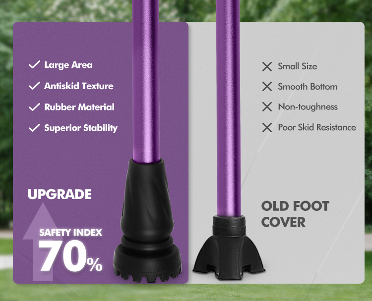 Kinggear Foldable Walking Cane Sticks for Seniors Adults Collapsible Cane for Men Women