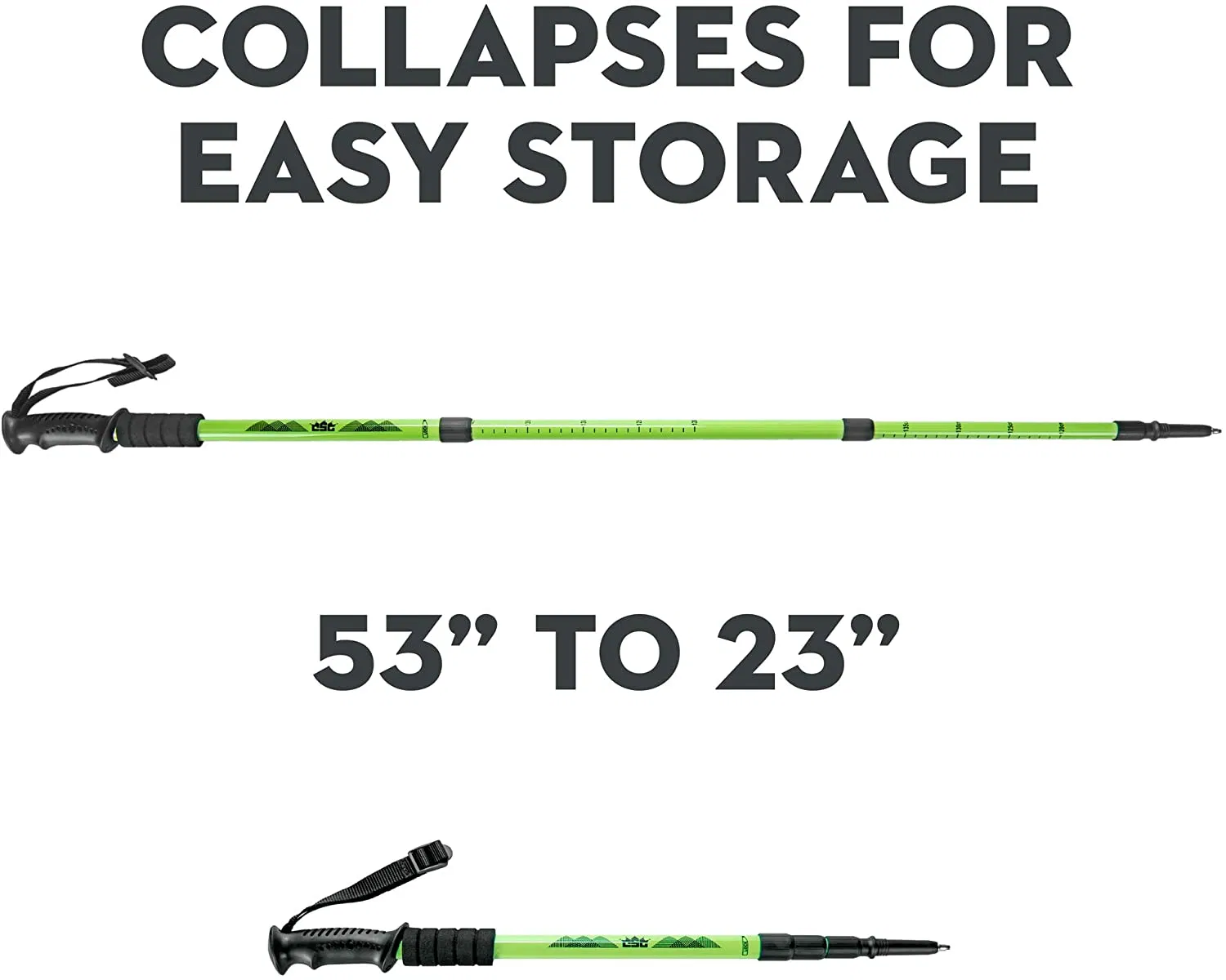 Multi-Function Telescopic Trekking Poles 6061 Aluminum Hiking Walking Sticks Aluminum Trekking Poles with Adjustable Locks