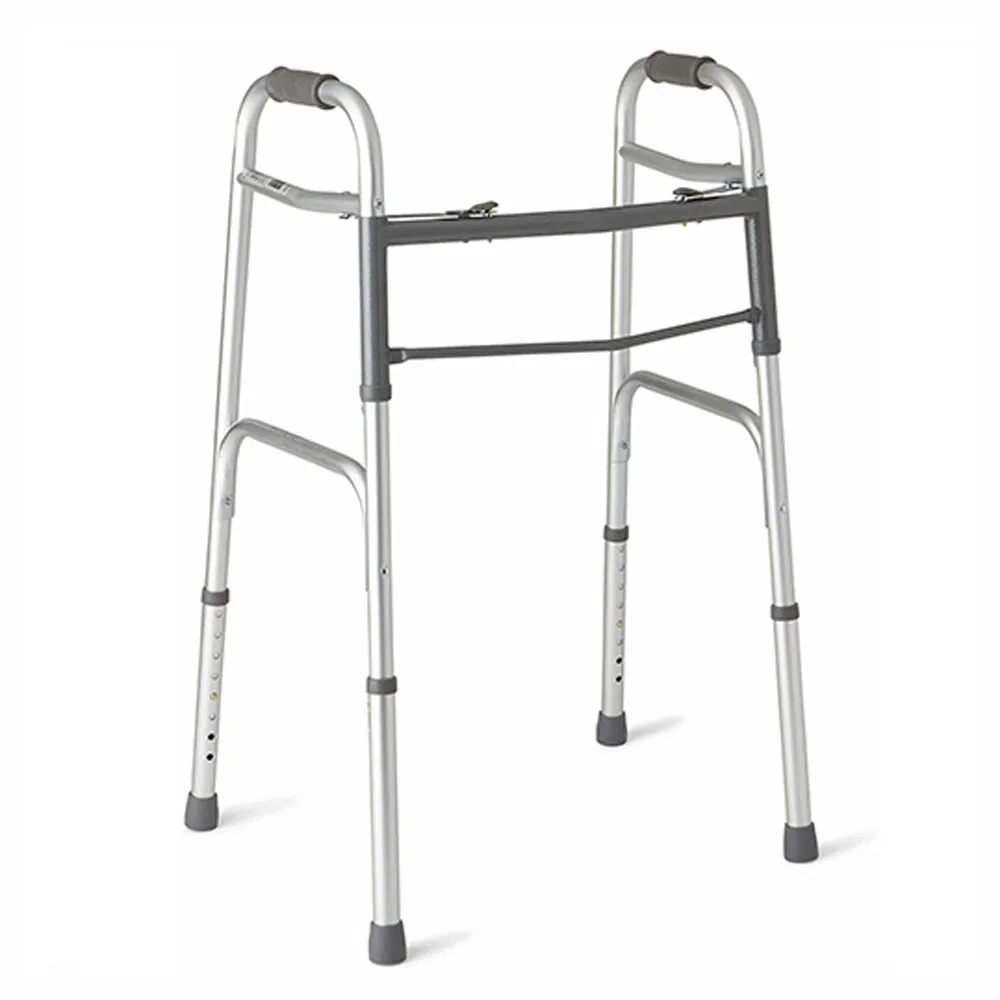 Walking Frame Aluminum Foldable Walking Mobility Aid Walker