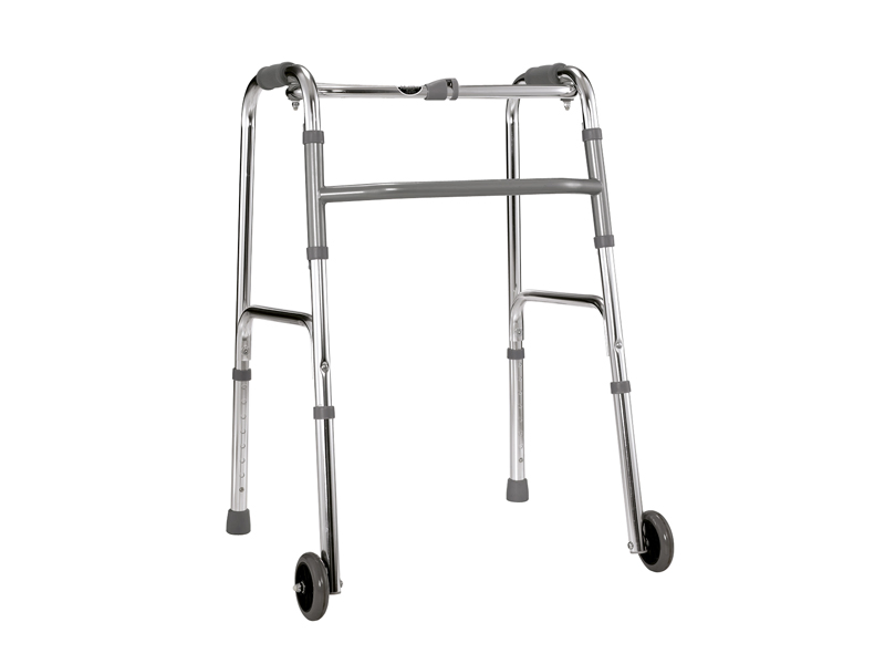 Steel Frame Mobility Folding Adjustment Height Walker