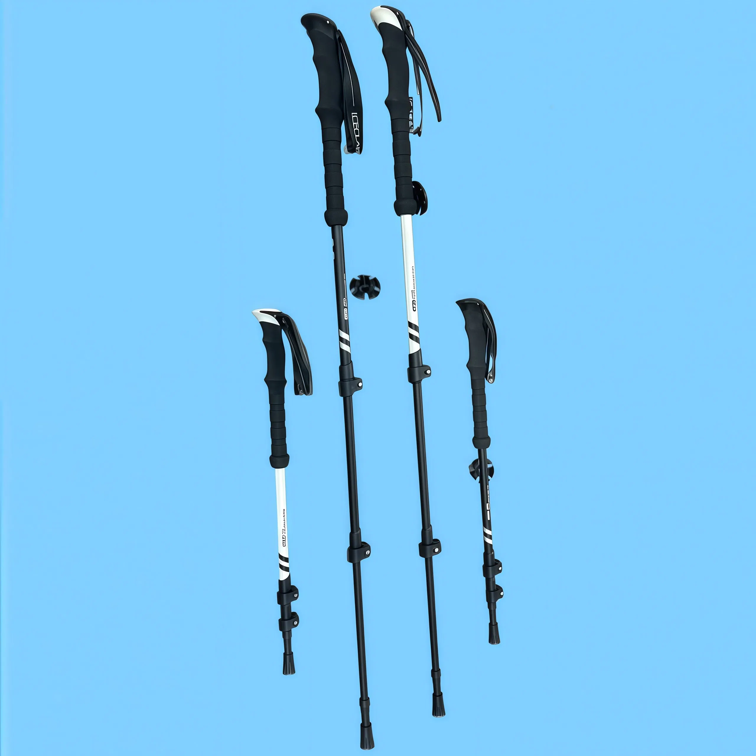 Carbon Fiber Trekking Poles 200g Ultra-Light Telescopic