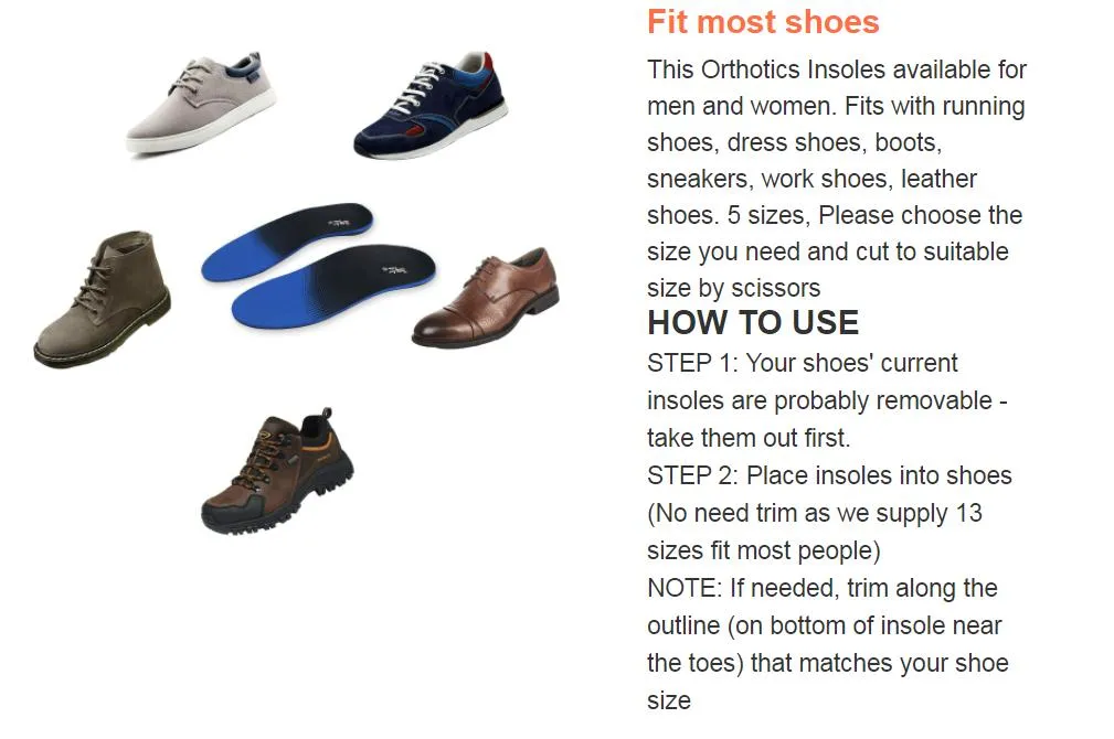 Arch Support Insole 3