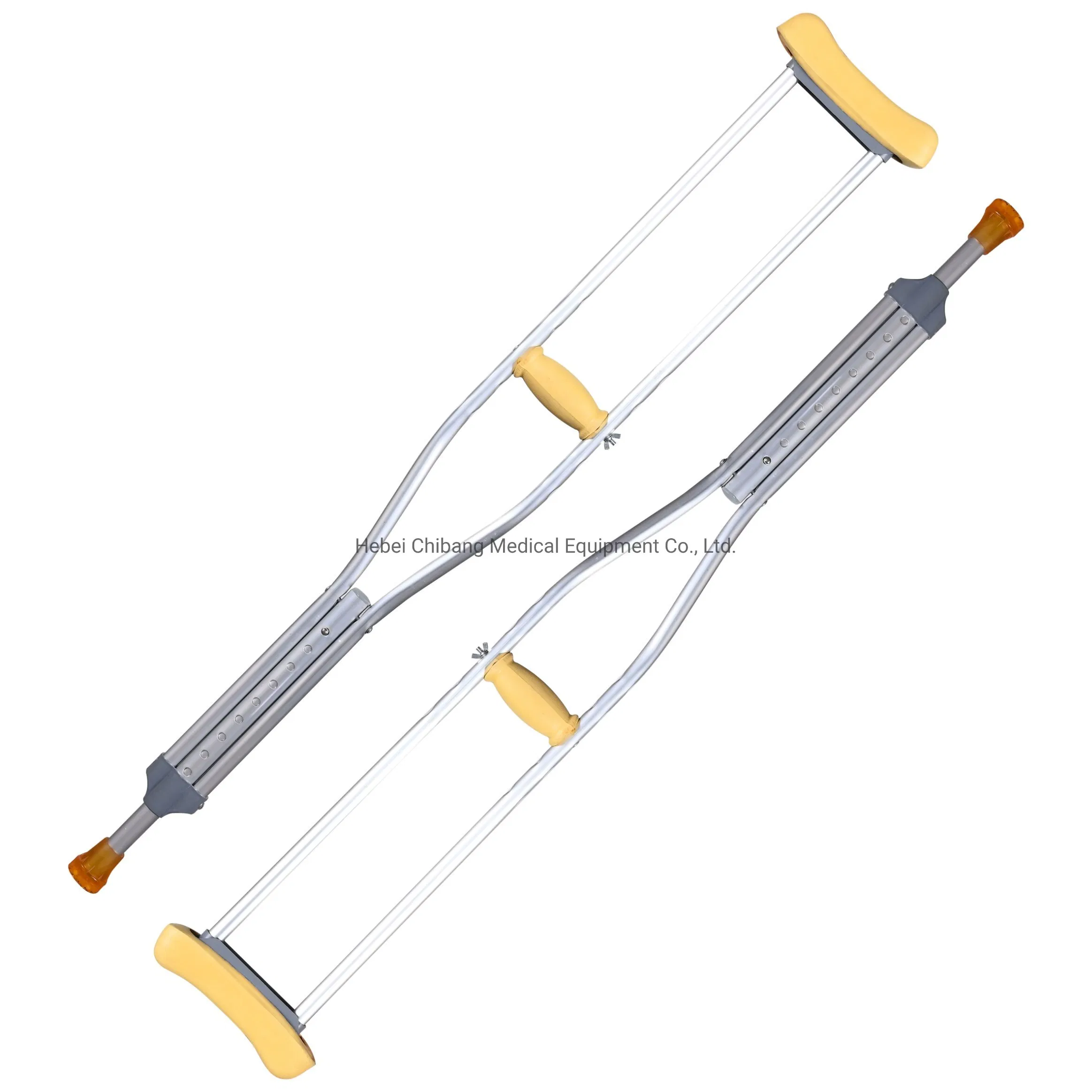 Lightweight Walking Stick Aluminum Alloy Underarm Crutch for Patient Care