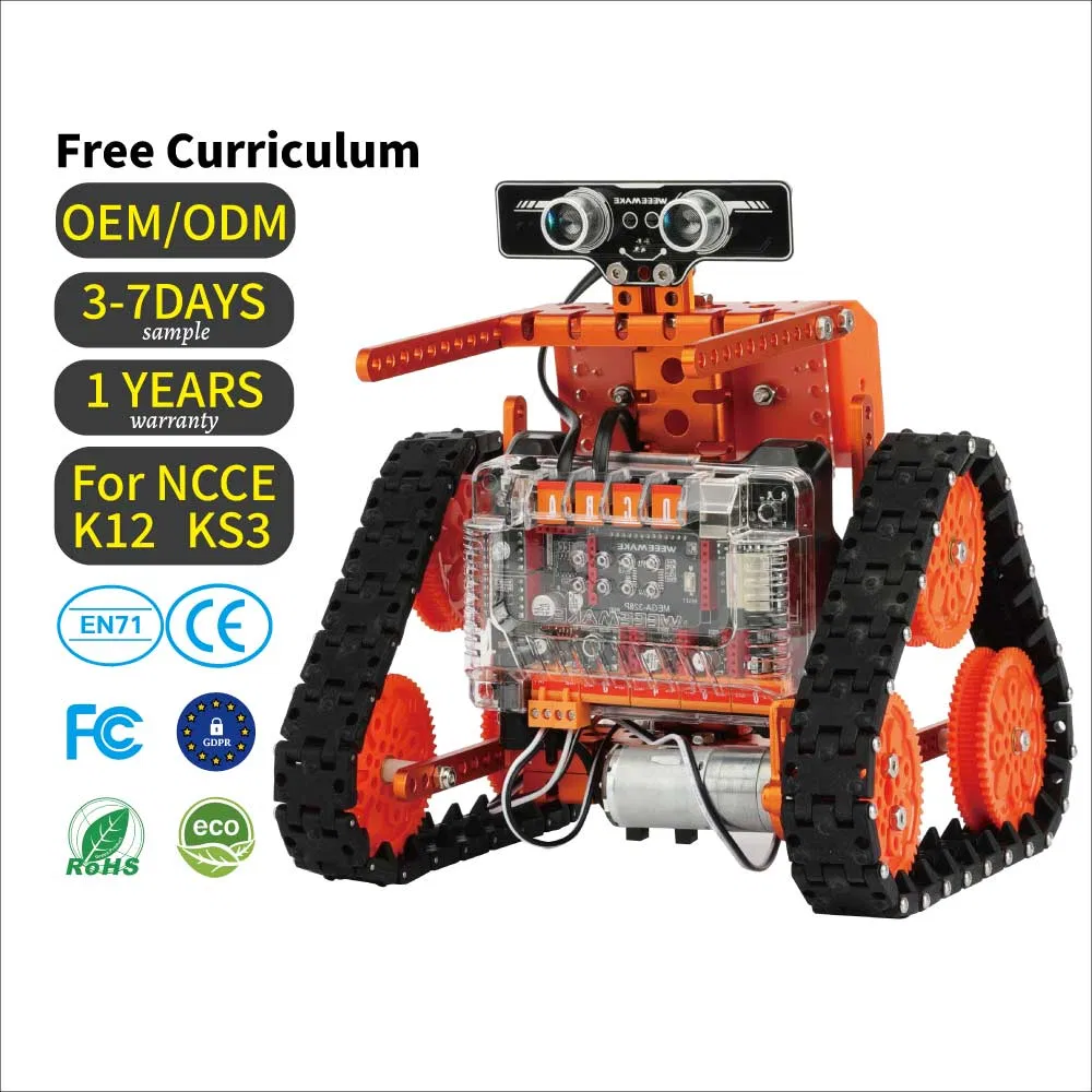 Robust Metal DIY Robot Maker Project Laboratory Gear Advanced Teaching Programming Aid