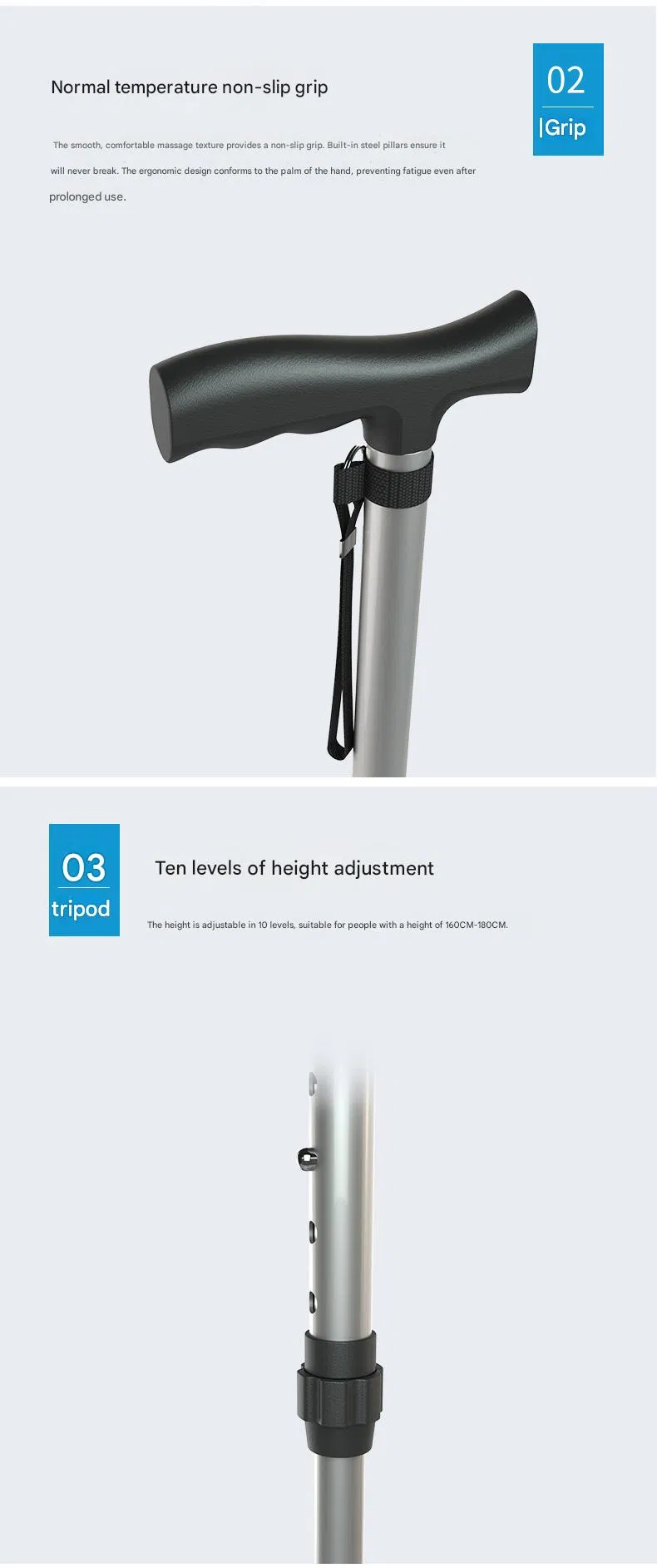 Walking Cane Features