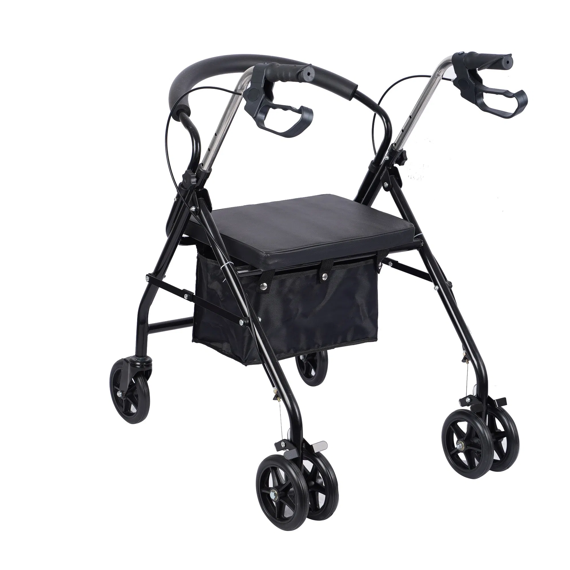 Hot Sale Medical Rehabilitation Folding Mobility Rollator Walker for Adults