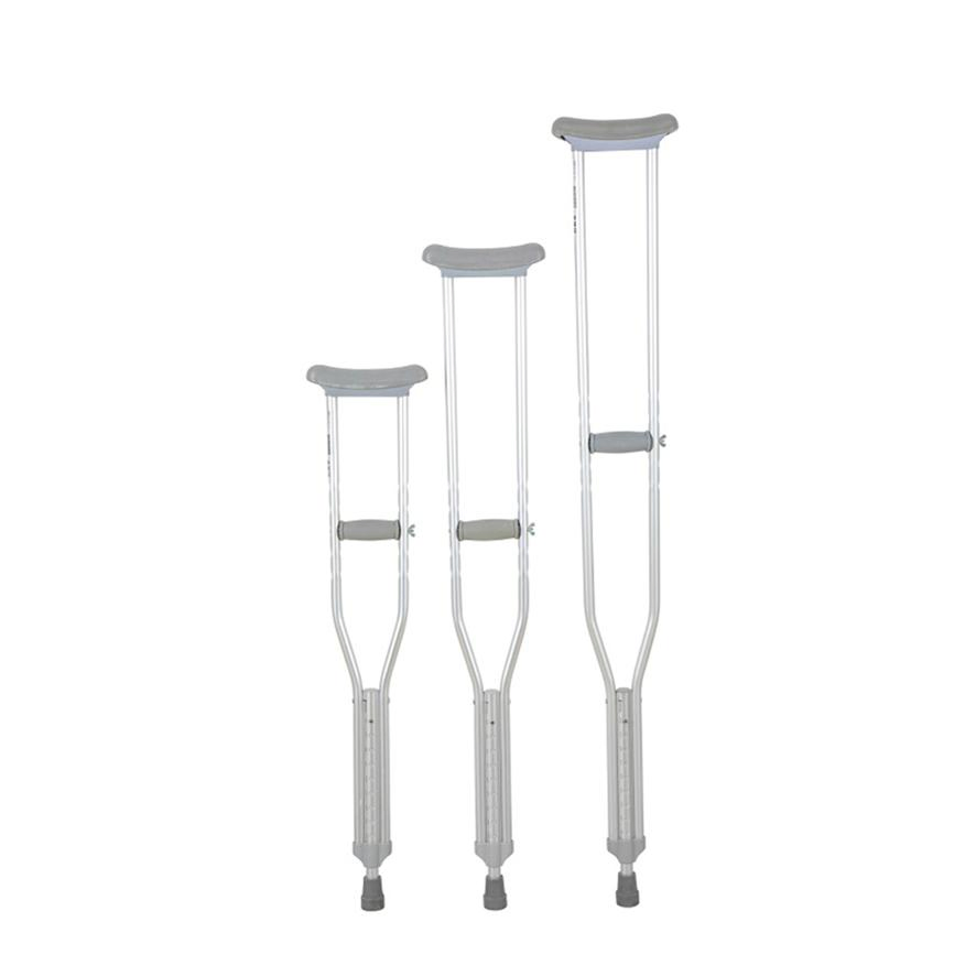 China Wholesale Aluminum Underarm Crutches for Elderly with Adjustable Comfort