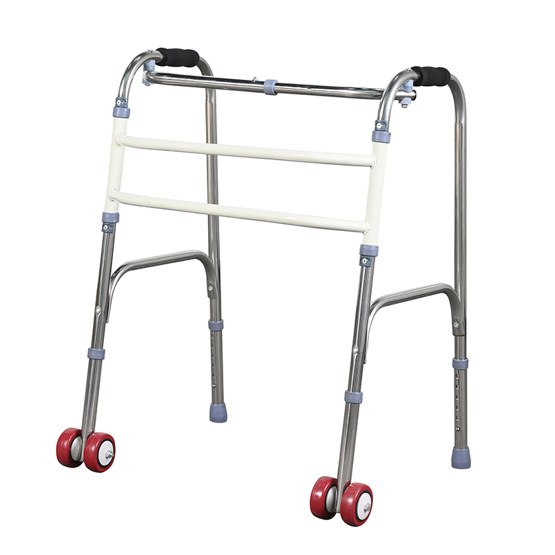 Factory Direct Sale Walker Folding Mobility Aid Frame Walking Aids for Adults and Elderly People