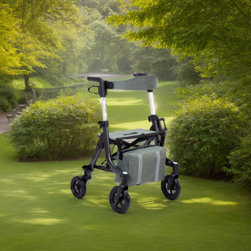 Durable Aluminum Rollator Walker for Seniors, Easy to Use