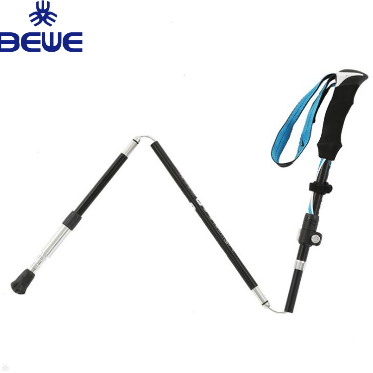 Wholesale Telescopic Carbon Fiber Customized Foldable Trekking Poles