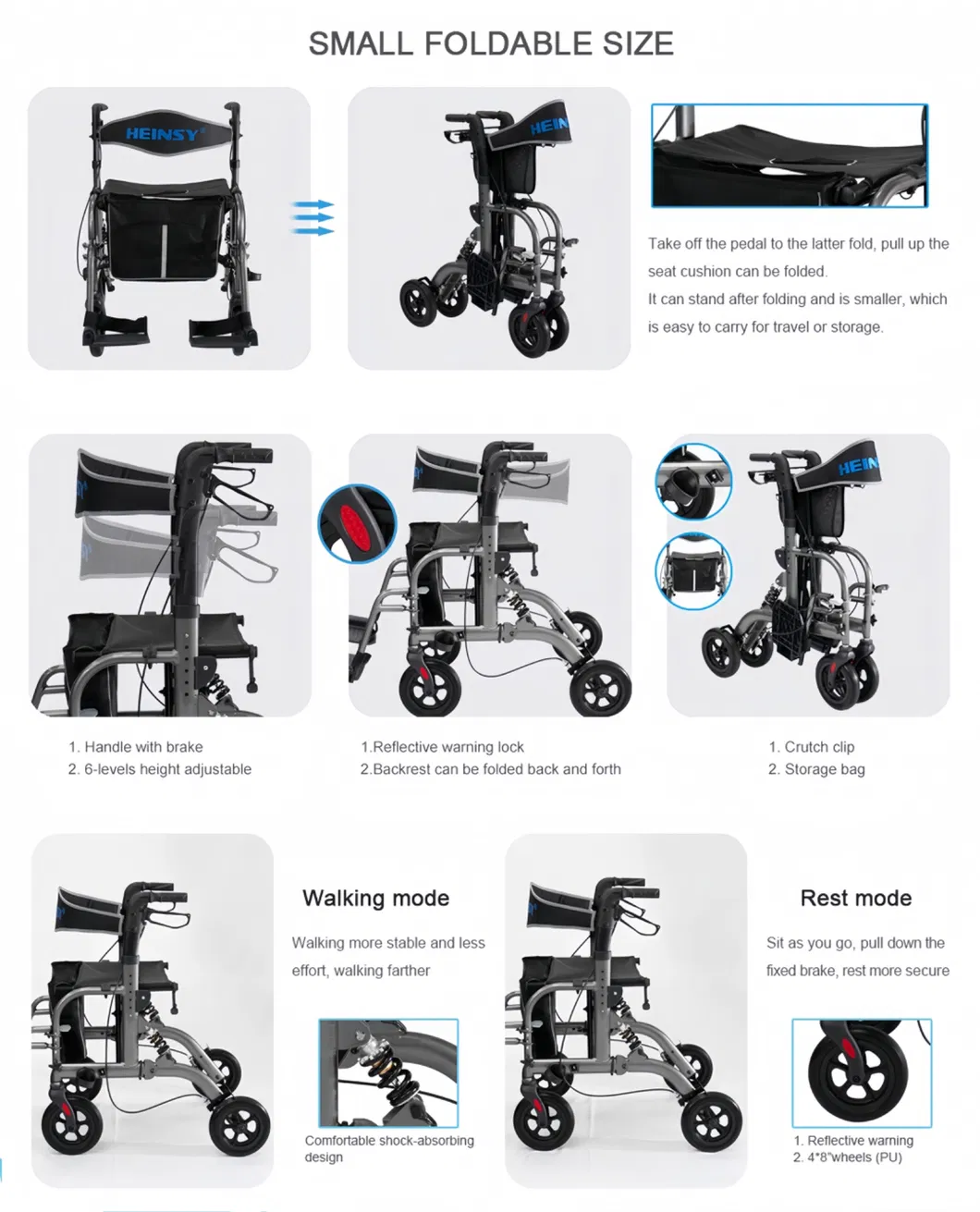 Rollator Walker Details