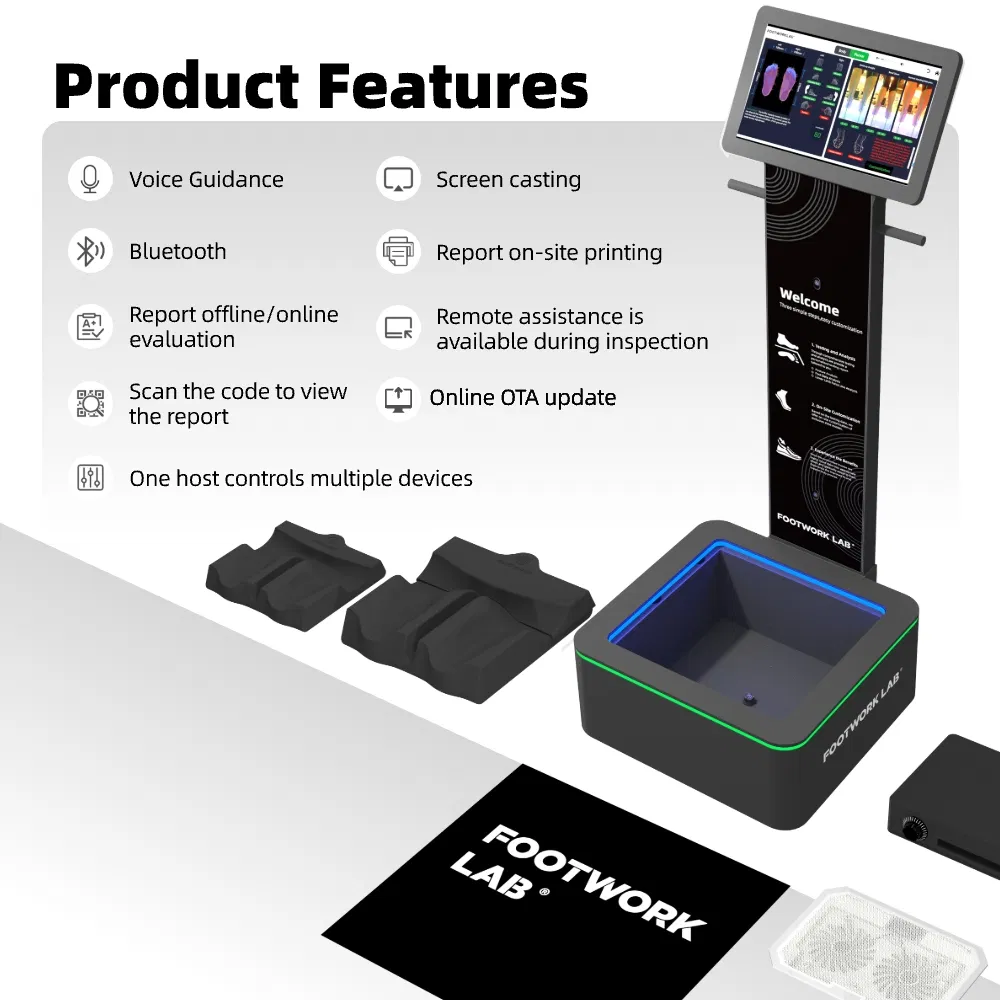 Orthotics Custom Foot Pressure Machine for Diabetic Foot Analysis