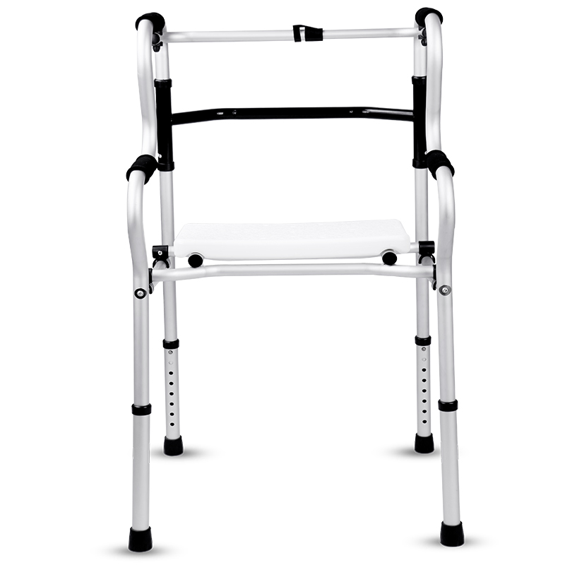 Aluminum Folding Mobility Walker for Seniors' Home Rehabilitation Needs