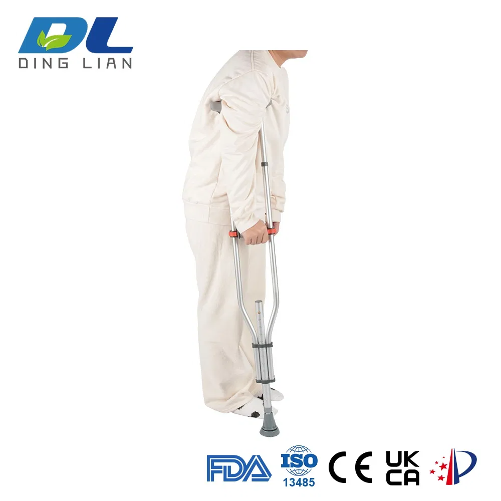 Best Comfort Adjustable Crutches - Underarm Support with Soft Pads and Aluminum Alloy Construction for Long-Term Use