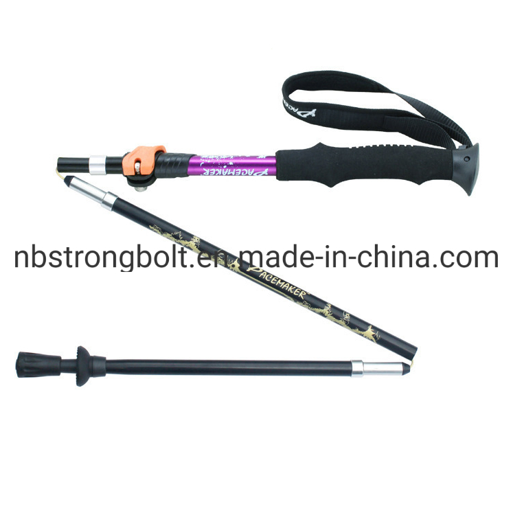 Outdoor Hiking Sticks Folding Trekking Poles Manufacturer