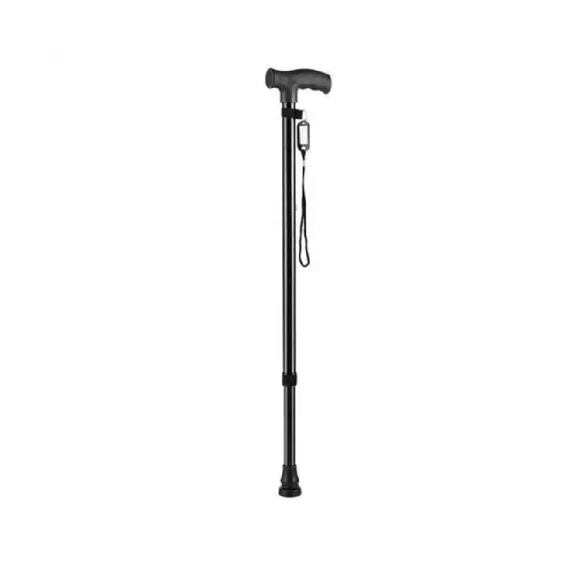 Lightweight 5 Sections Collapsible Foldable Aluminum Medical Walking Stick Walker Crutch