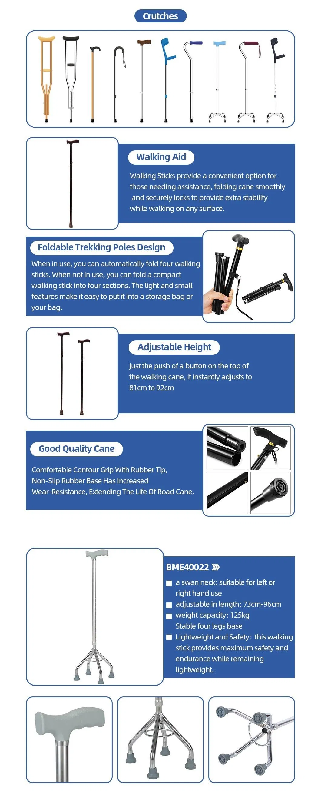 Quad Cane Stability Detail